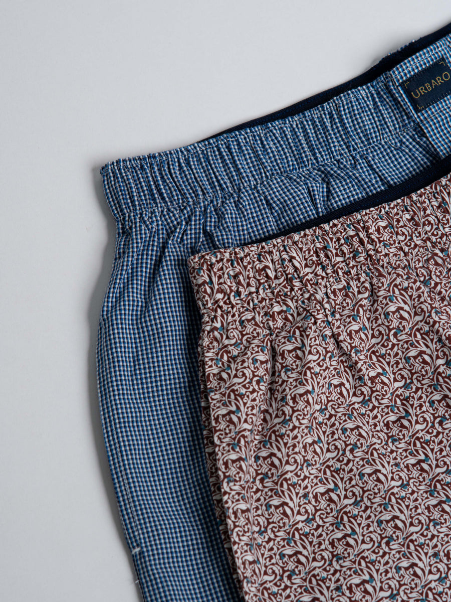 Midnight × Maroon Graphic Pair