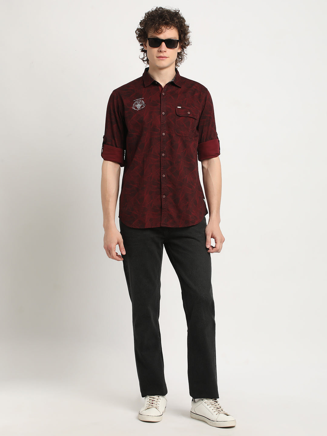 Brick Red Corduroy Shirt