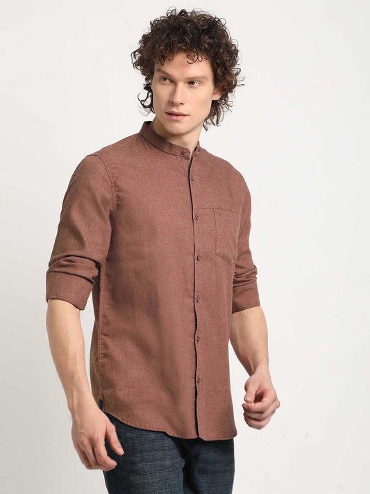 Hazelnut Basic Brown Shirt
