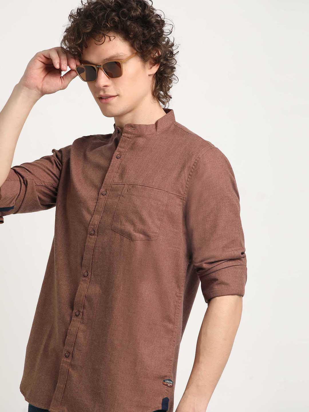 Hazelnut Basic Brown Shirt