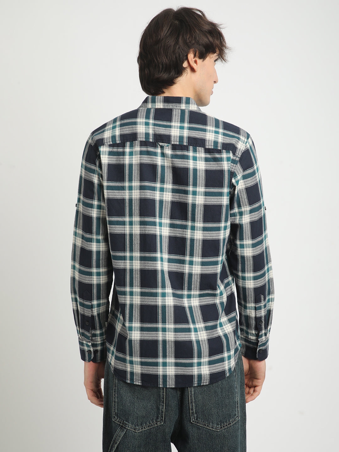 Marine Check  Comfort Shirt