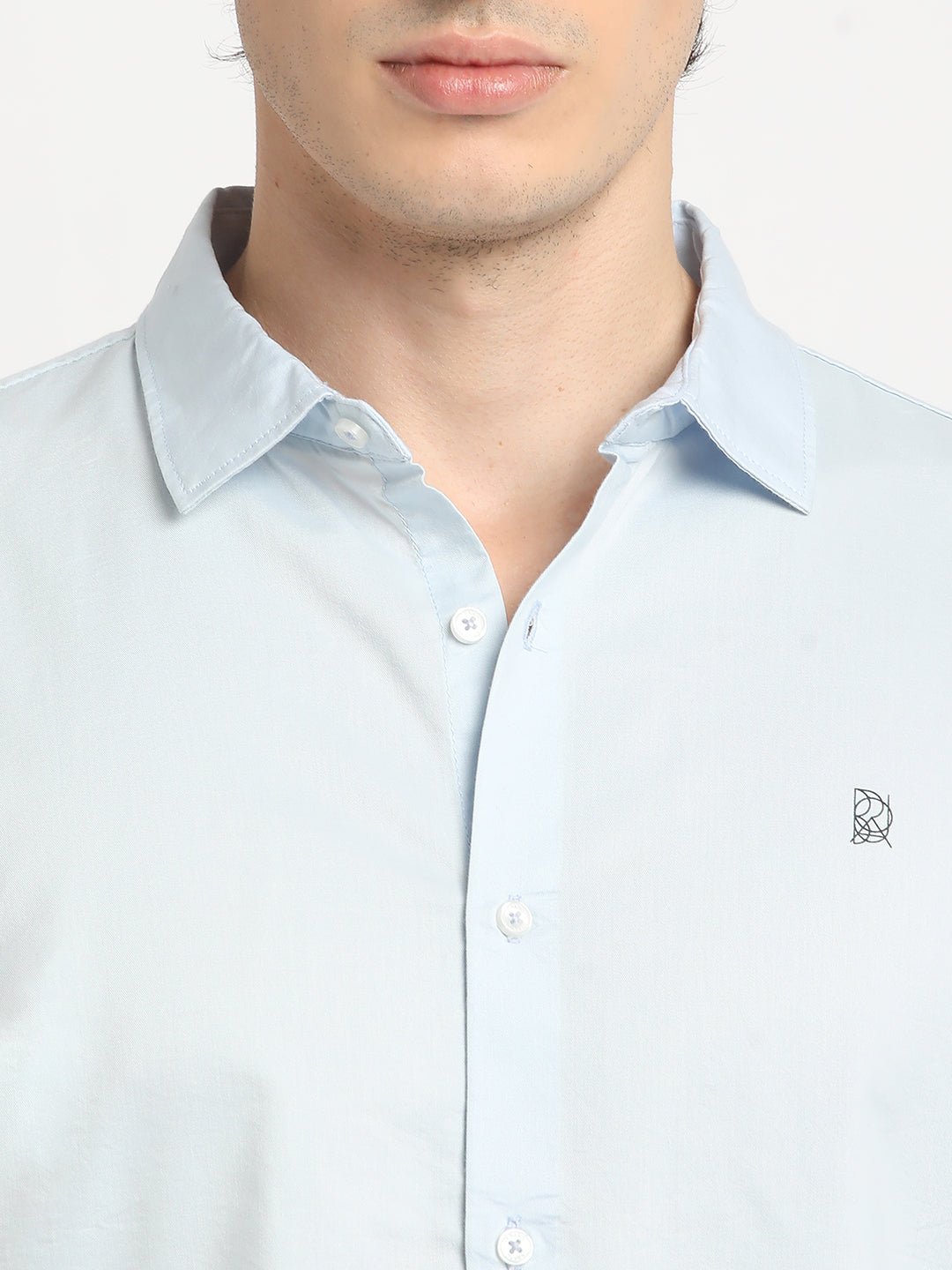 Clear Sky Casual Plain Shirt