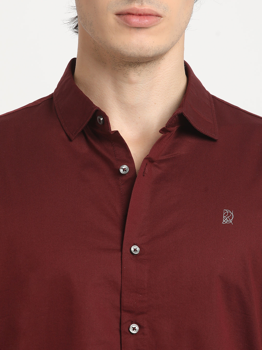 Rich Maroon Everyday Plain Shirt