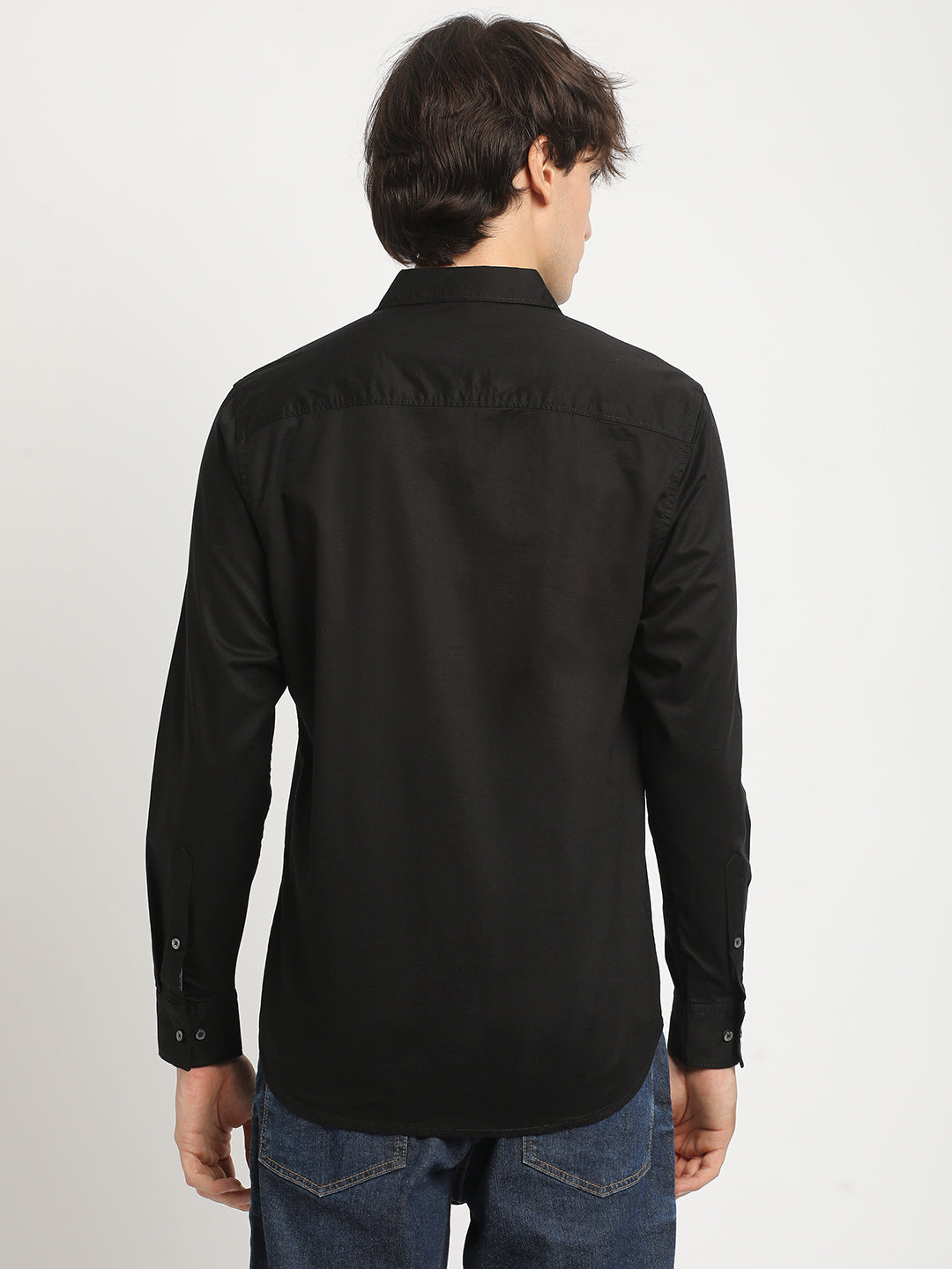 Raven Black Everyday Plain Shirt