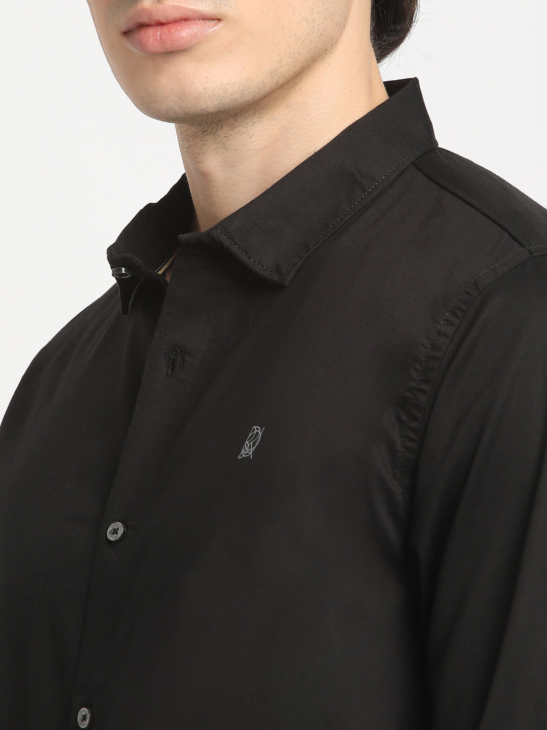 Raven Black Everyday Plain Shirt