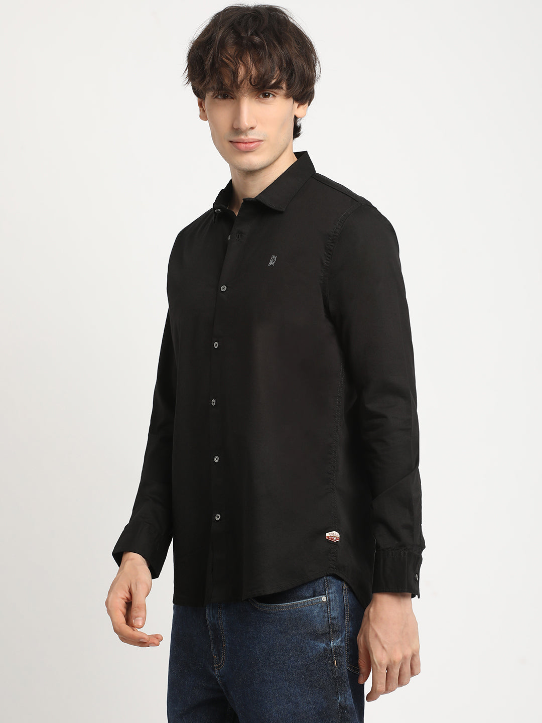 Raven Black Everyday Plain Shirt