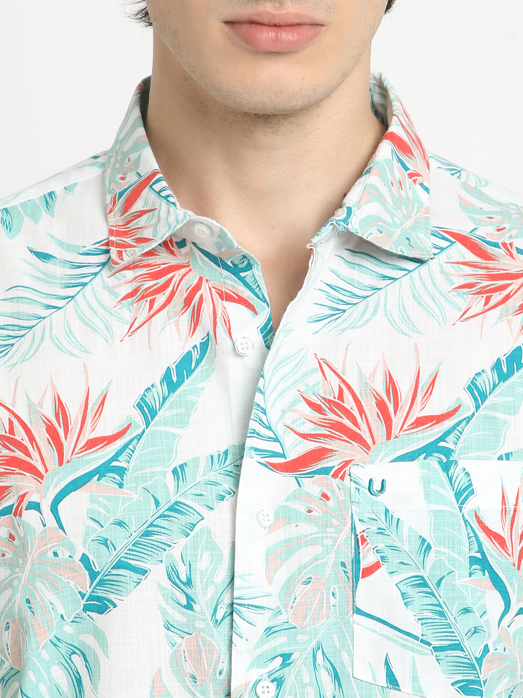 White Island Breeze Tropical Shirt