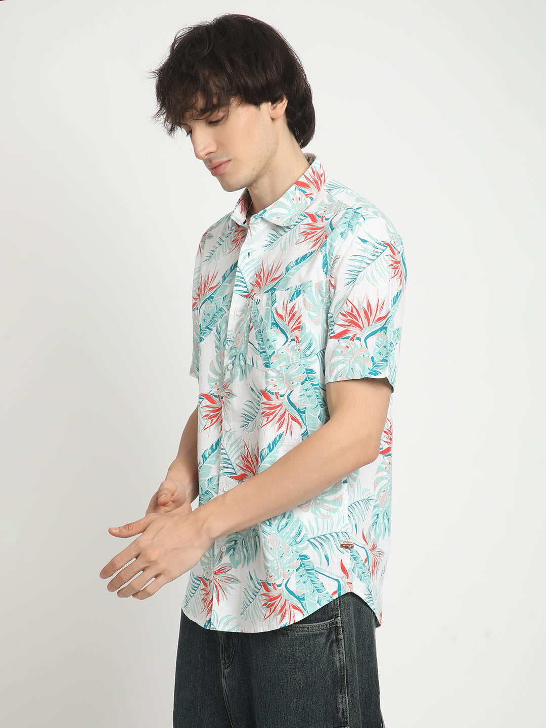 White Island Breeze Tropical Shirt