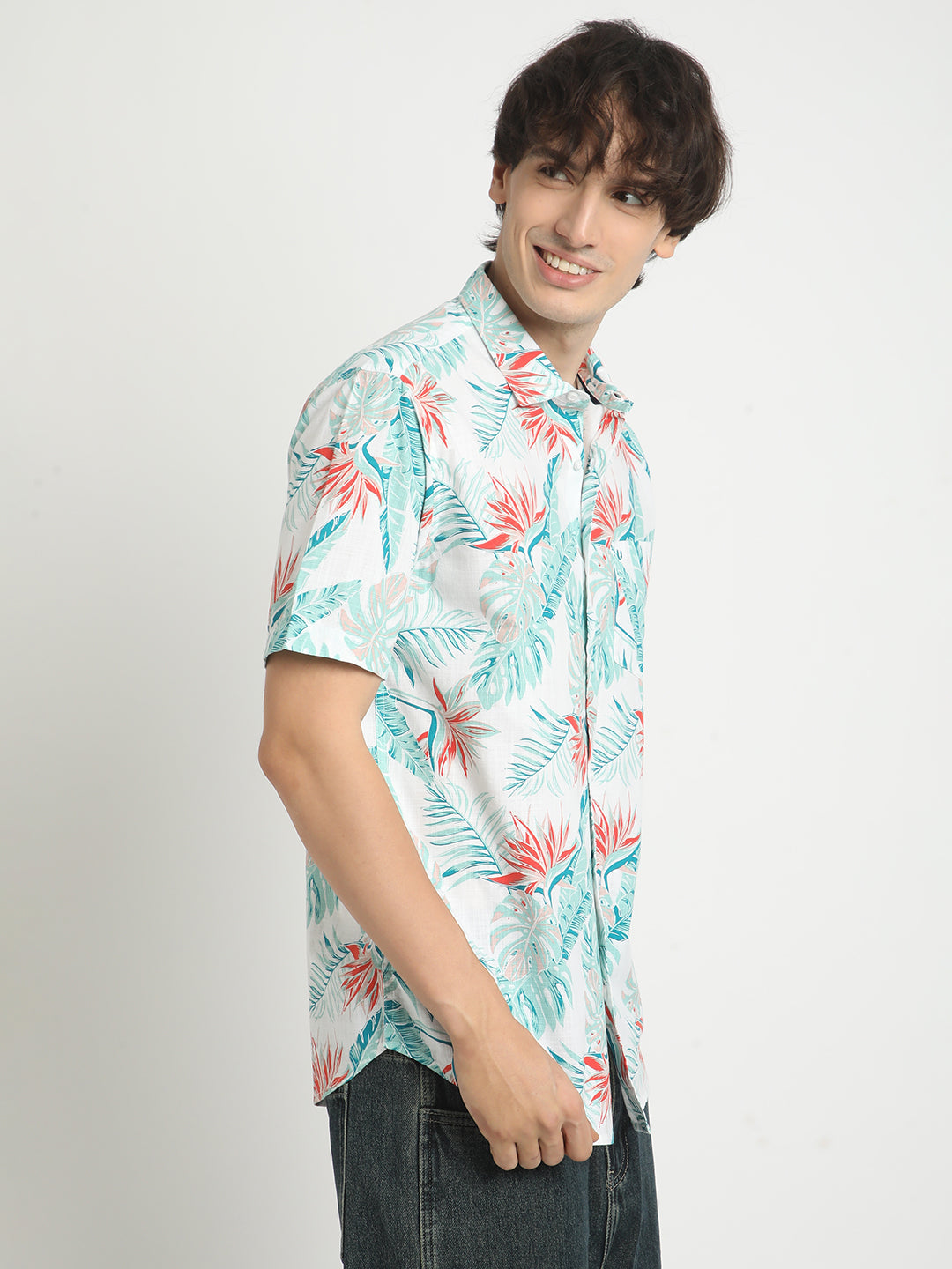 White Island Breeze Tropical Shirt