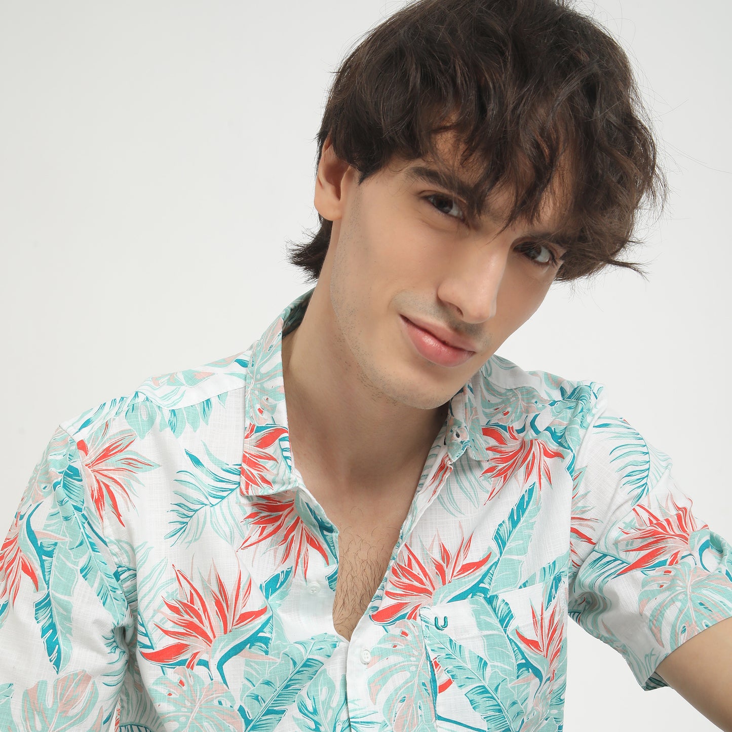 White Island Breeze Tropical Shirt