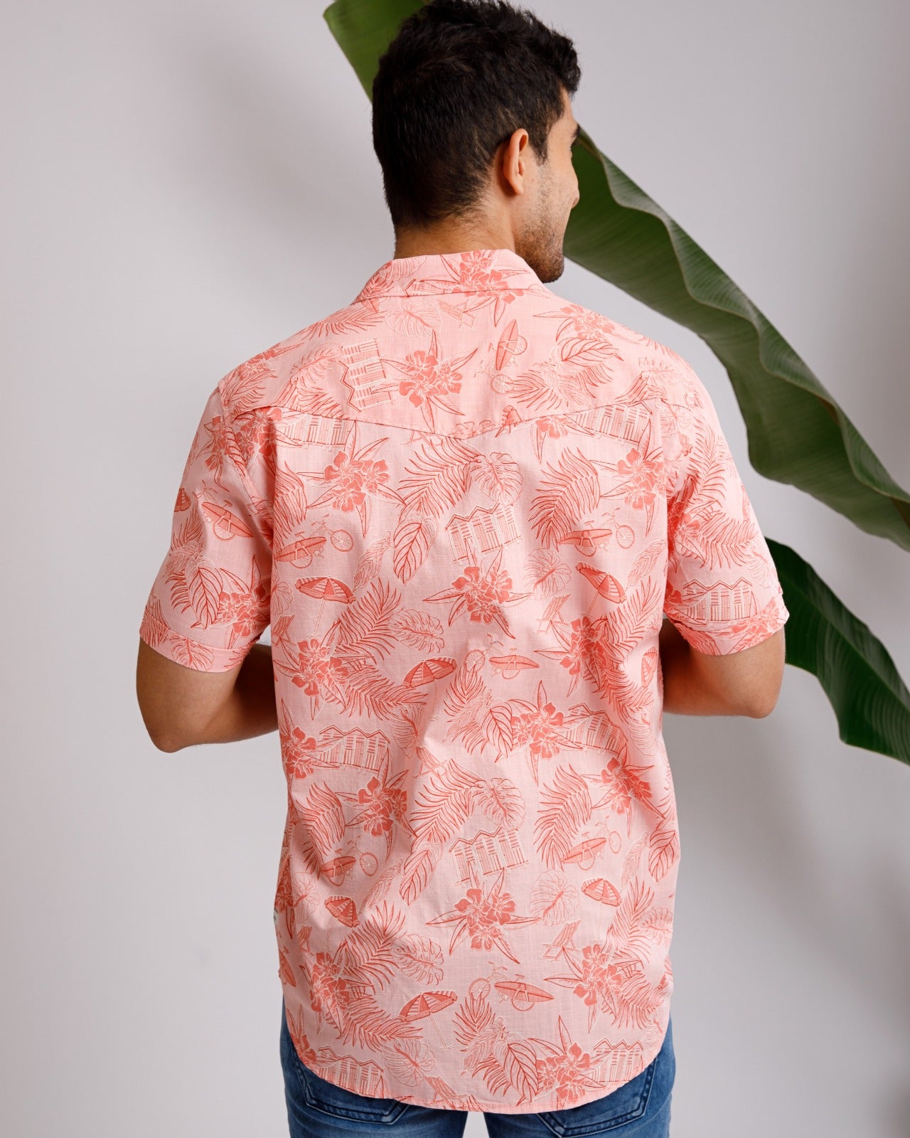 Tropical coral print Shirt