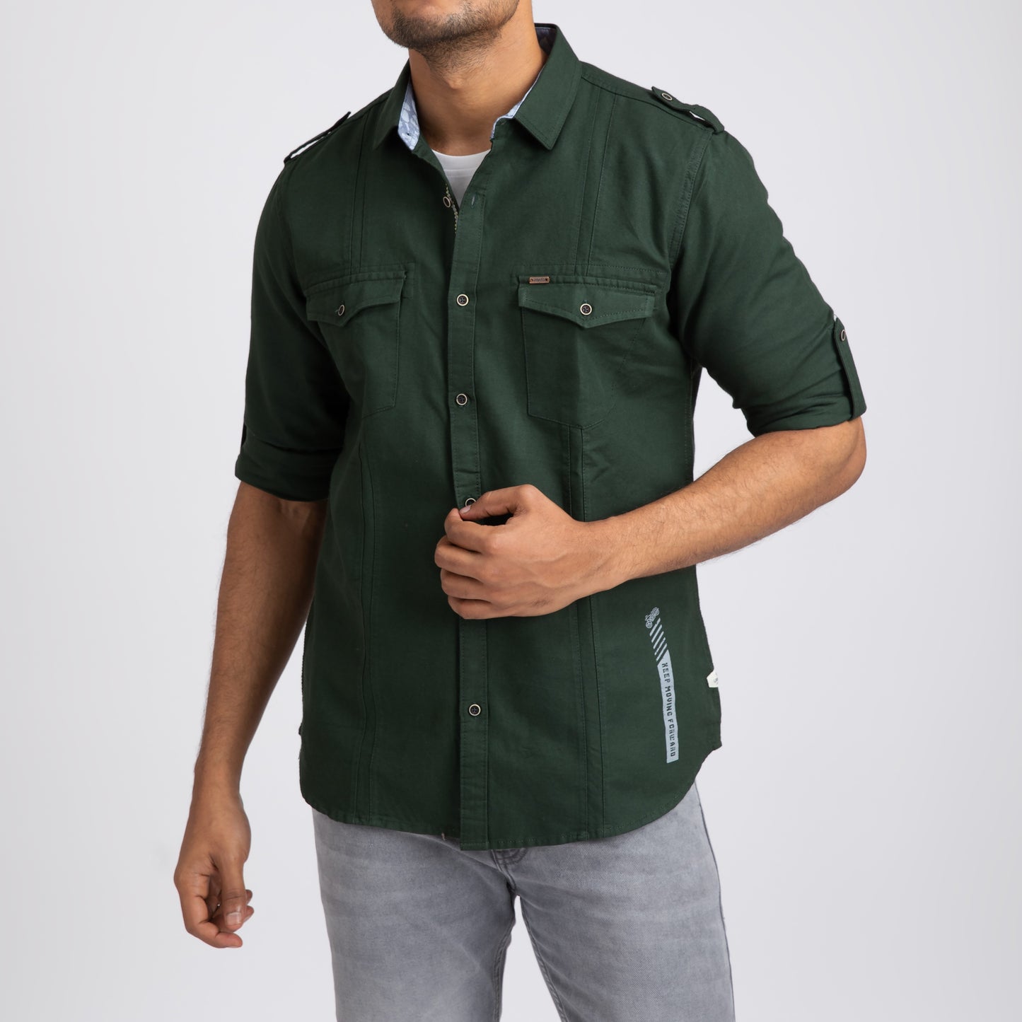 Oceanic Green Overshirt