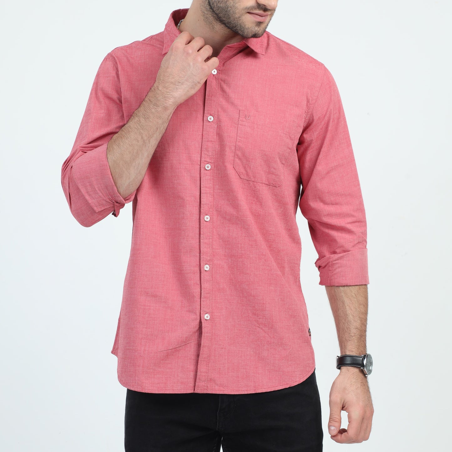 Rose Red Rhapsody Plain Shirt