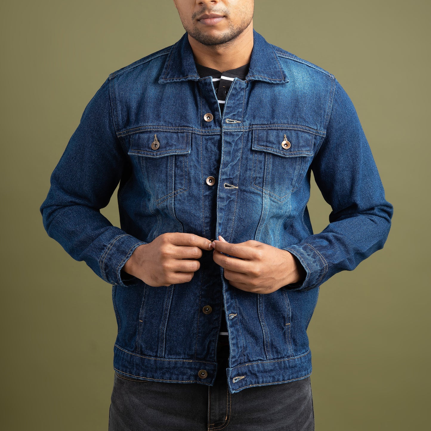 Chambray Blue Denim Jacket