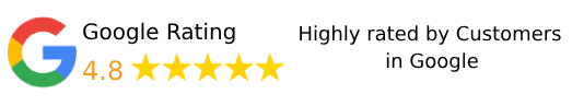 Google rating: highly rated by customers