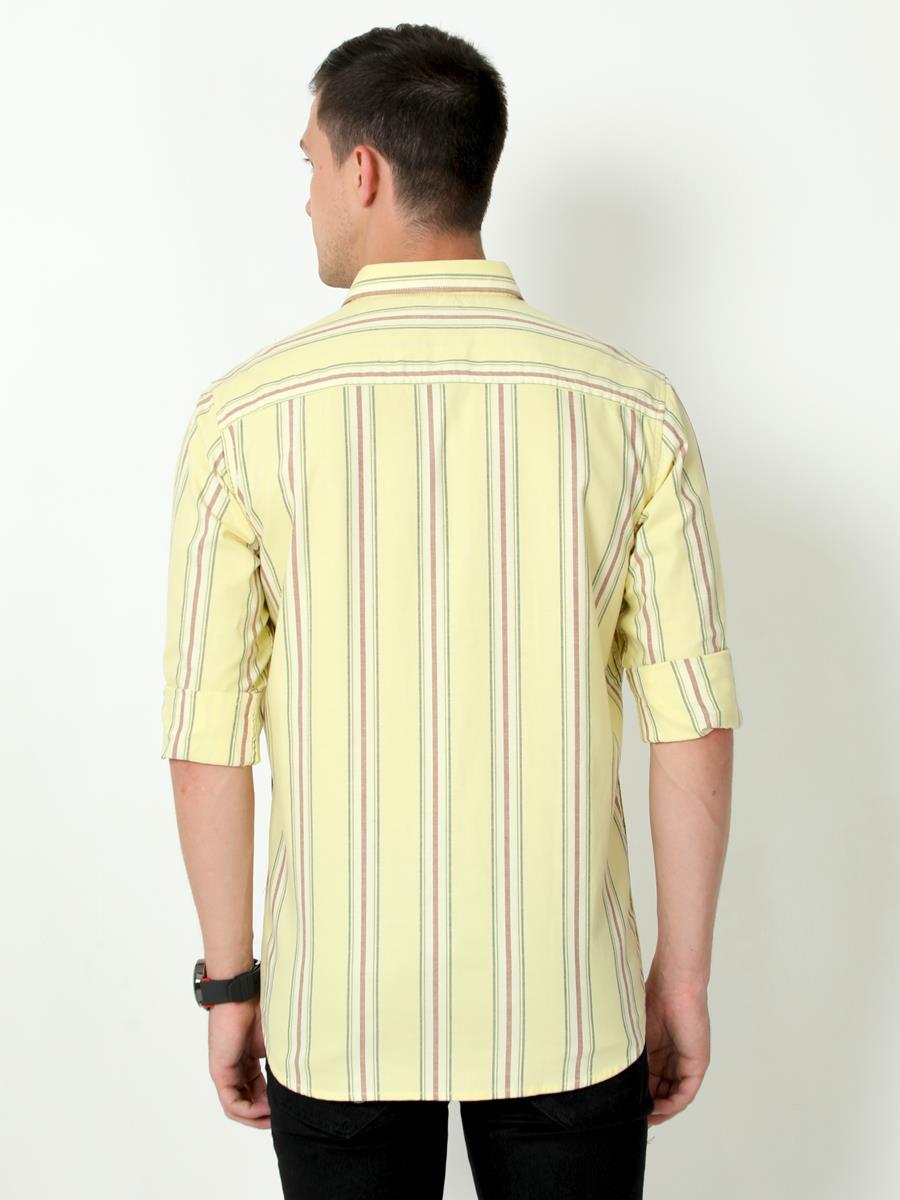 Yellow Oxford Striper ShirtURBARO